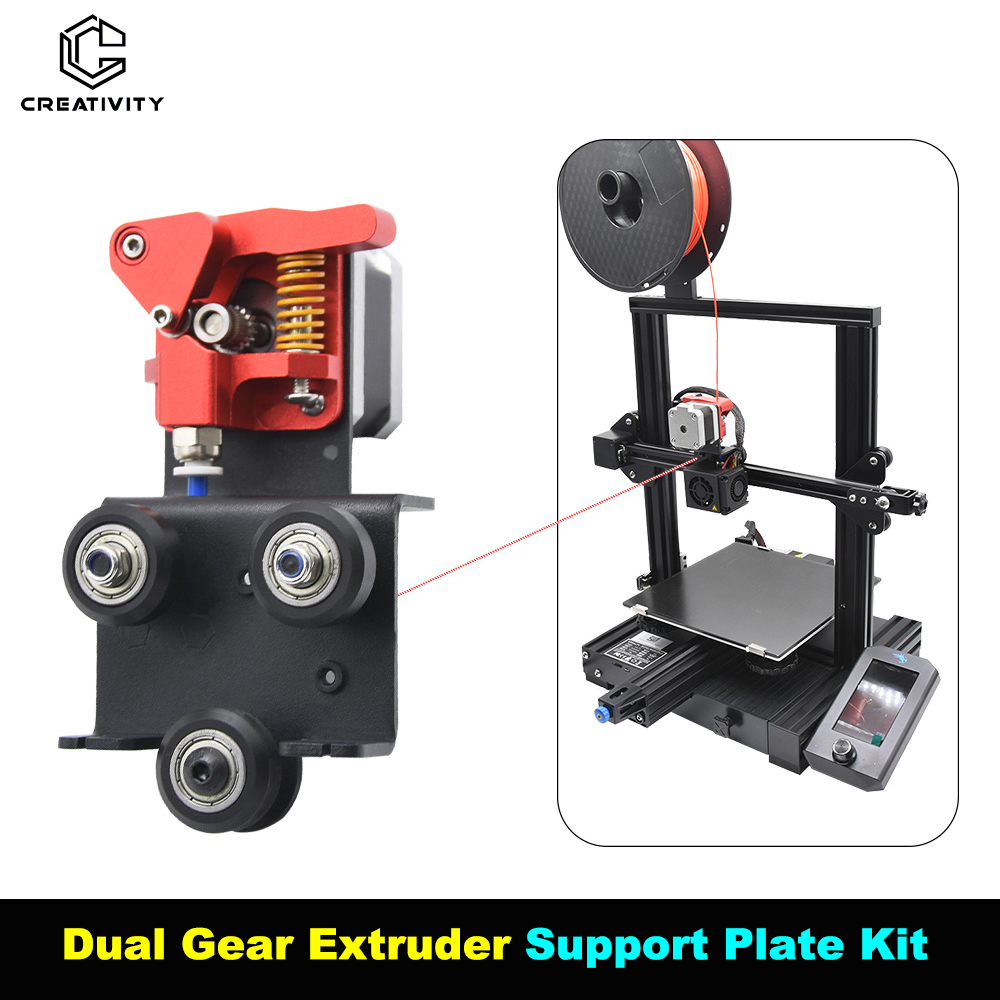 Direct Drive Extruder - Upgrade Direct Drive Dual Gear Extruder-Stützplatten-Kit