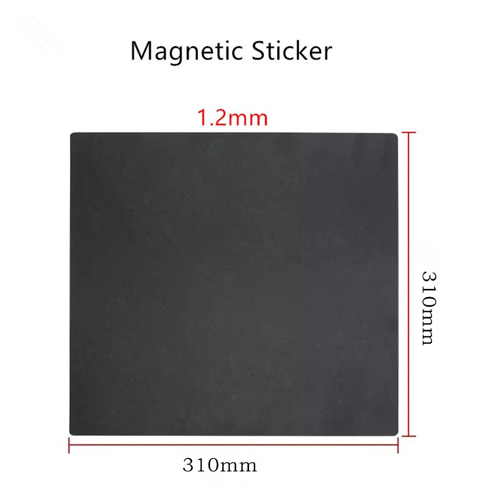 3D Printer Bed - Magnetischer Aufkleber 310x310mm für CR-10S SW-X1/X2