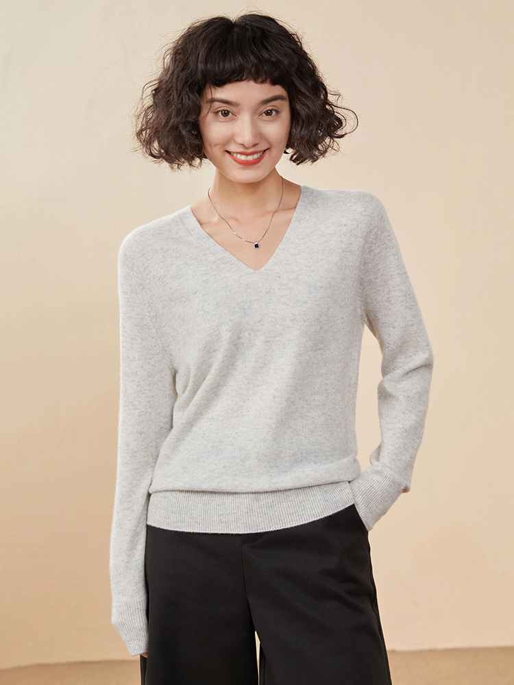 Kaschmir-Pullover mit V-Aussch – Resin Vat Bewertung und Preis