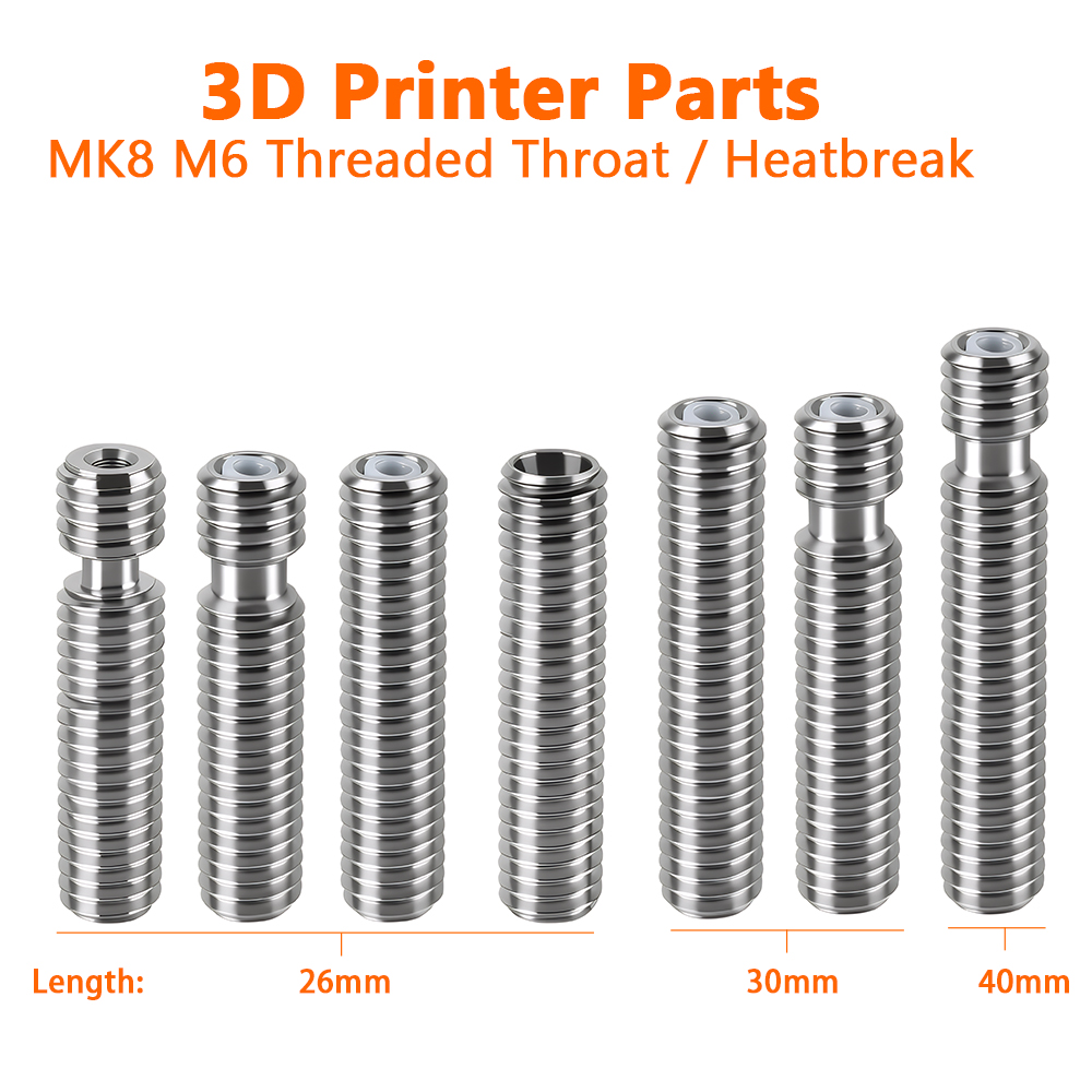 M6 Hals 26 mm 30 mm 40 mm Läng – Direct Drive Extruder Bewertung und Preis