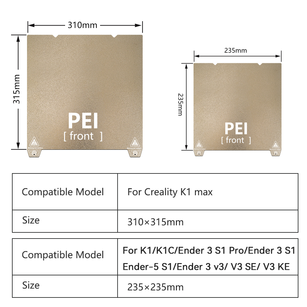 K1 Max Bauplatte für Creality  – 3D Printer Bed Bewertung und Preis