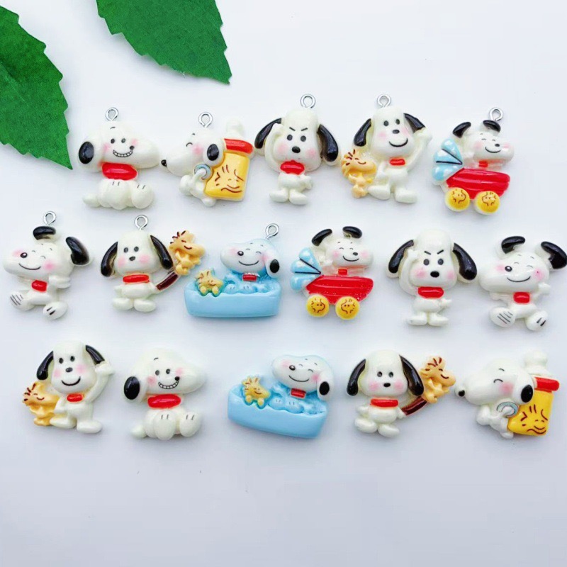 12 Stück Cartoon-Hunde-Anhänge – Resin Bewertung und Preis